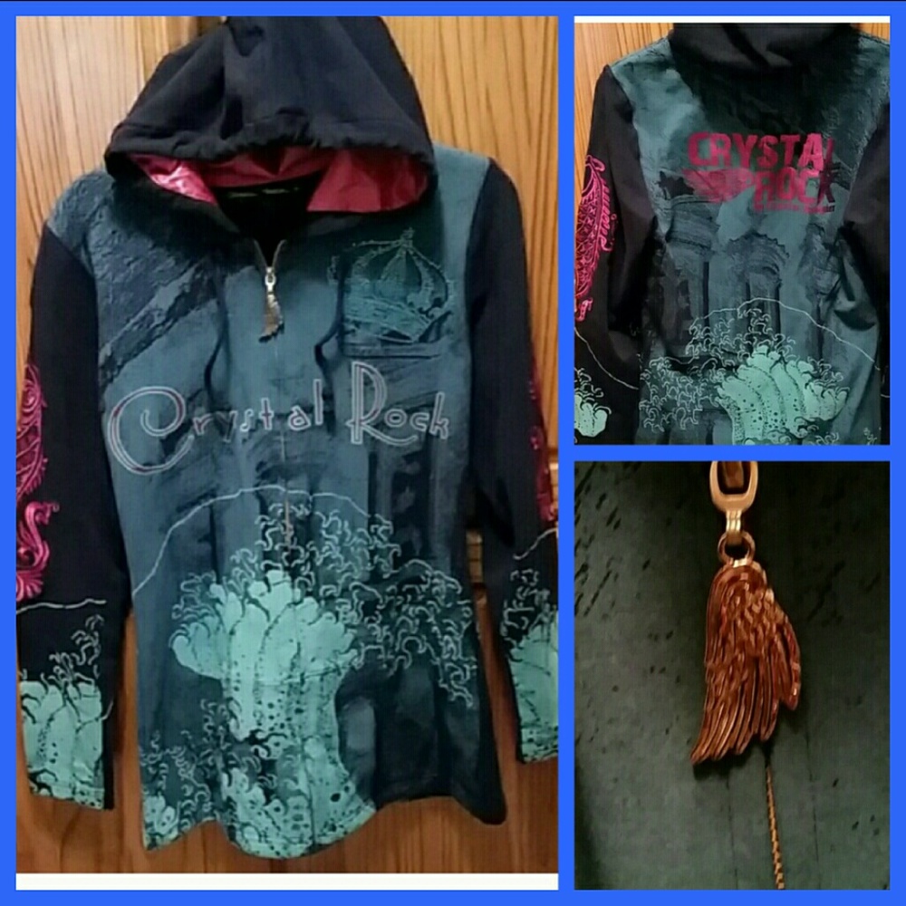 Crystal rock hoodie